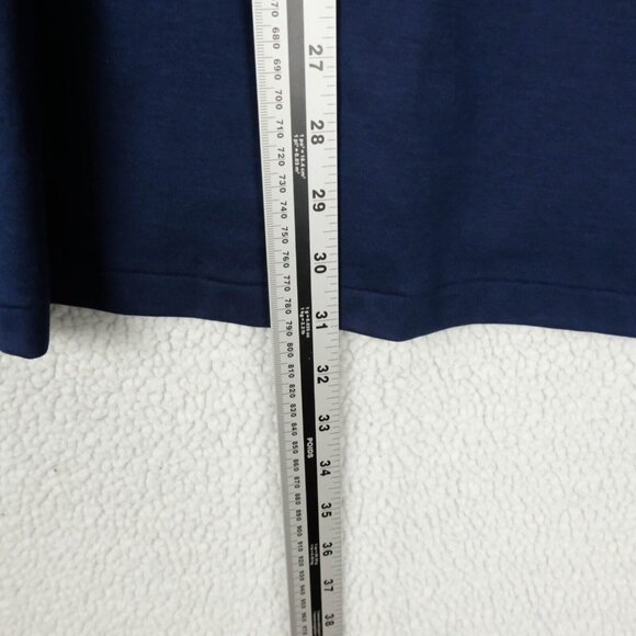 Polo Ralph Lauren Sweater Mens XXL 2XL Navy Blue Downhill Racing Athletic - Picture 6 of 10